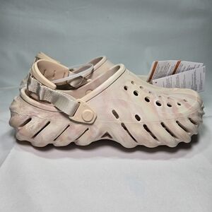 CROCS Echo Quartz Marbled Clog Womens 9 Mens 7 Unisex Clog Casual Sandal Beach